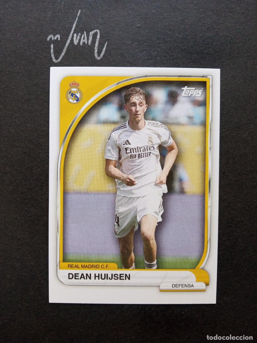 Figurine di Calcio: N&ordm; 6 DEAN HUIJSEN REAL MADRID ESPA&Ntilde;A ⚽ TOPPS &reg; COLLECTOR TIN 2025 2026 25 26 NUEVO