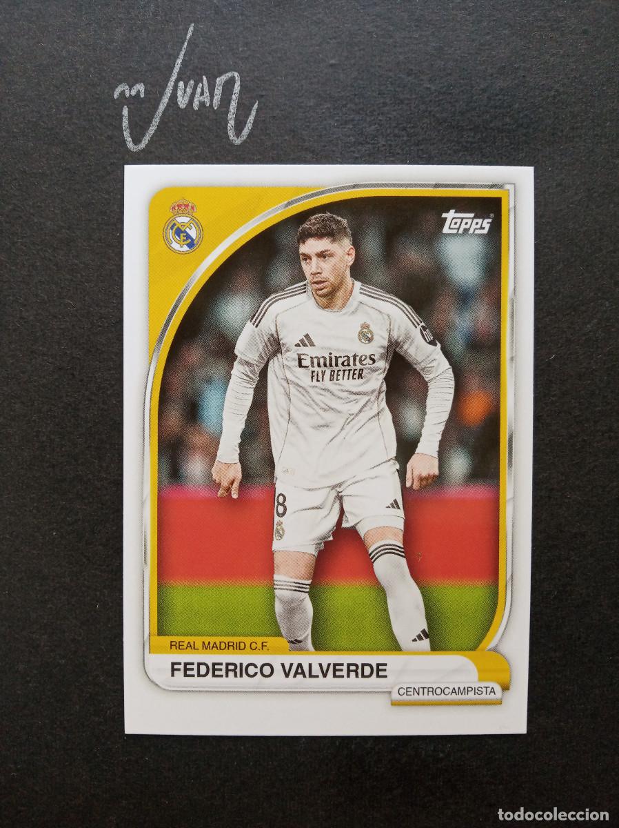 Cromos de F&uacute;tbol: N&ordm; 11 FEDERICO VALVERDE REAL MADRID URUGUAY ⚽ TOPPS &reg; COLLECTOR TIN 2025 2026 25 26 NUEVO