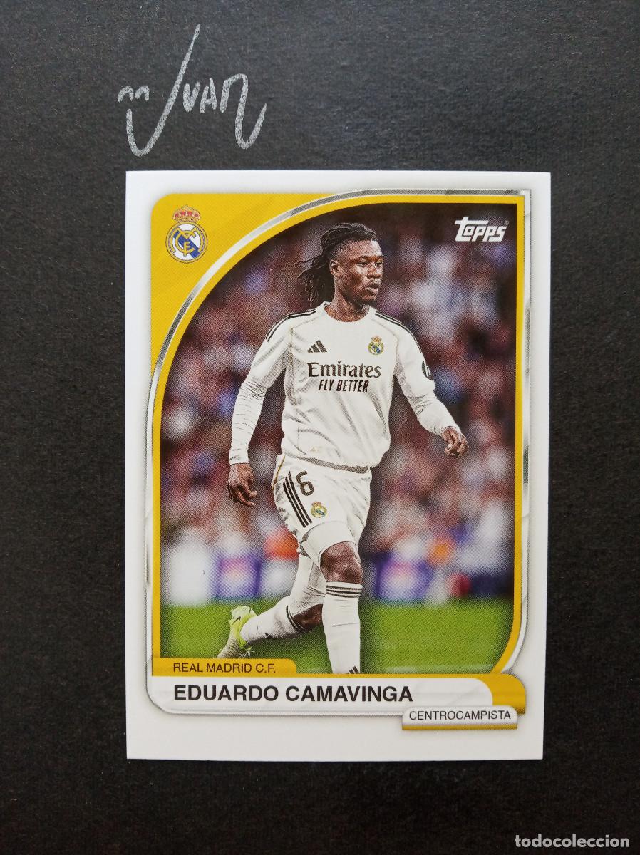 Cromos de F&uacute;tbol: N&ordm; 12 EDUARDO CAMAVINGA REAL MADRID FRANCIA ⚽ TOPPS &reg; COLLECTOR TIN 2025 2026 25 26 NUEVO