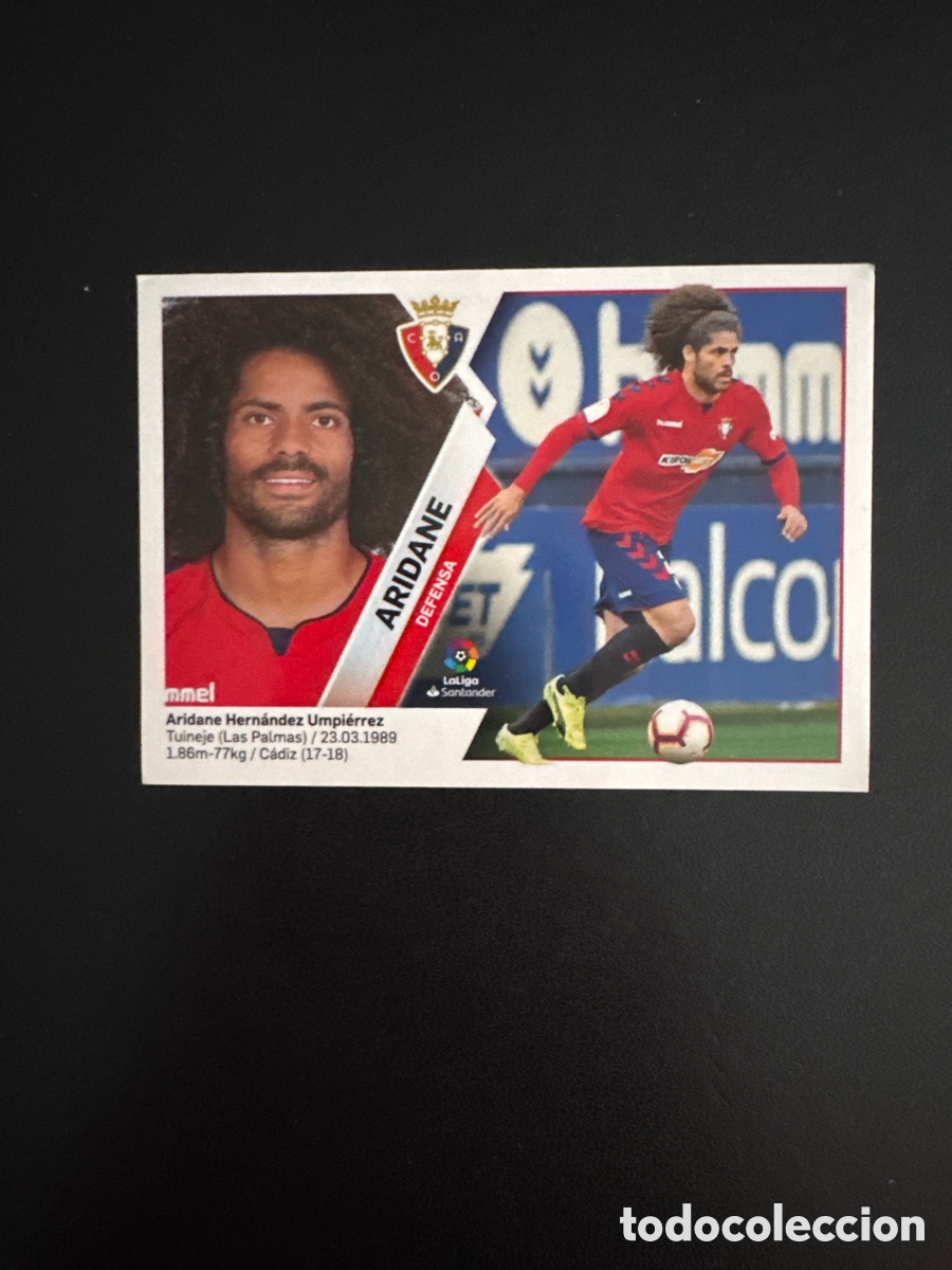 Fu&szlig;ball-Sticker: ARIDANE OSASUNA N&Uacute;MERO 7A LIGA ESTE 2019 2020