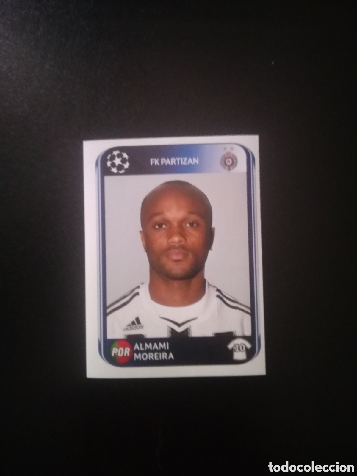 Cromos de F&uacute;tbol: 544 ALMAMI MOREIRA PARTIZAN ESTAMPA CROMO STICKER PANINI F&Uacute;TBOL CHAMPIONS LEAGUE 2010-2011 10-11
