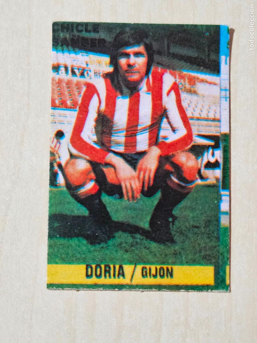 Cromos de F&uacute;tbol: CROMO DORIA - CHICLE SANBER LIGA 1974 1975 74 75 - SPORTING GIJON - DESPEGADO