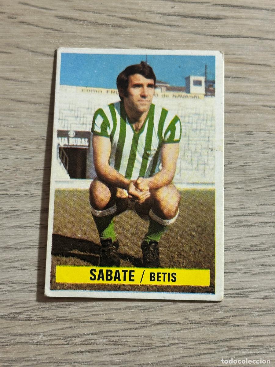 Fu&szlig;ball-Sticker: SABATE BETIS CROMO EDICIONES ESTE 1974 1975 SIN PEGAR NUNCA PEGADO