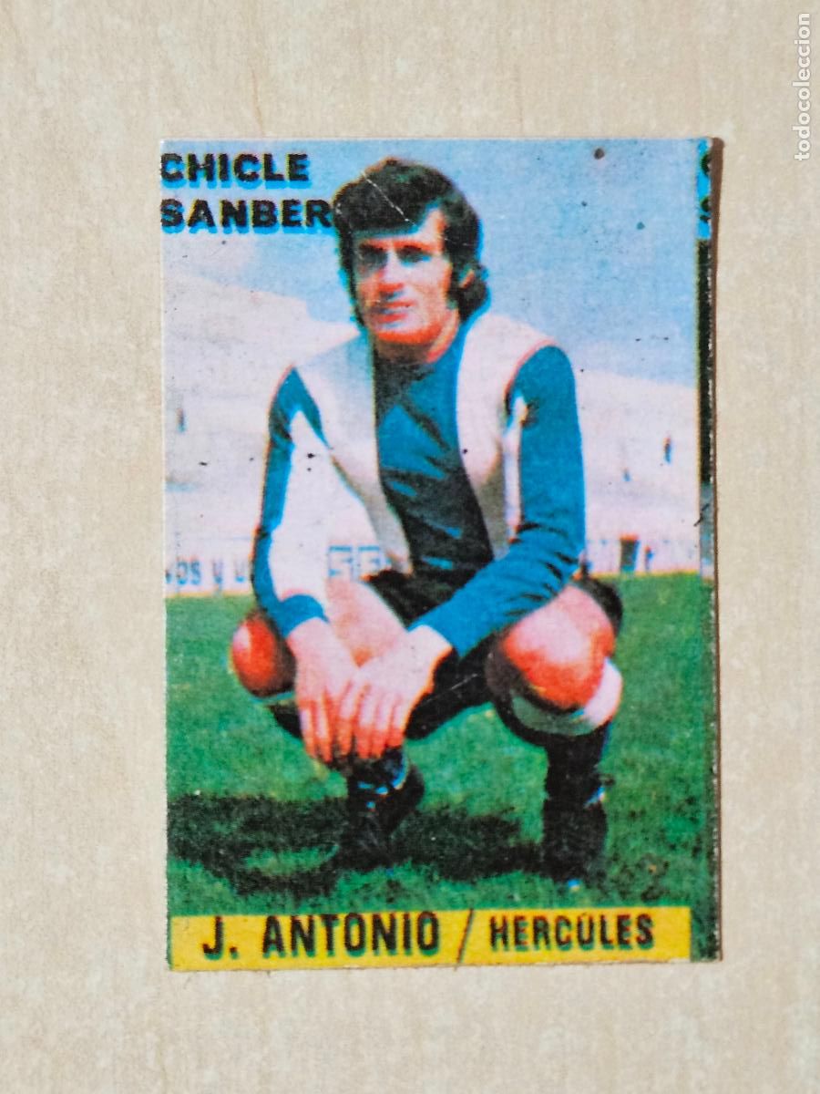 Cromos de F&uacute;tbol: CROMO JOSE ANTONIO - CHICLE SANBER LIGA 1974 1975 74 75 - HERCULES - DESPEGADO