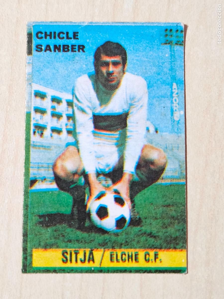 Cromos de F&uacute;tbol: CROMO SITJA - CHICLE SANBER LIGA 1974 1975 74 75 - ELCHE - DESPEGADO
