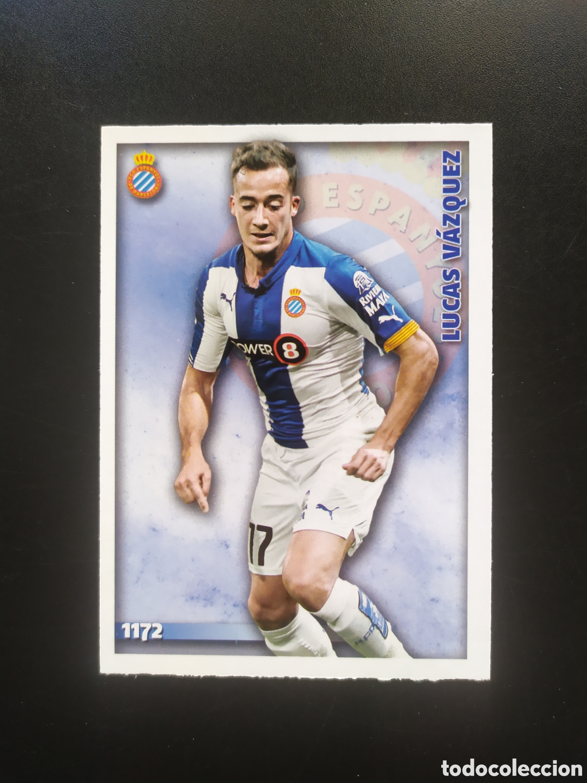 Cromos de F&uacute;tbol: Mundicromo fichas Liga 2014 2015 14 15 Lucas V&aacute;zquez n&deg; 1172 Espanyol