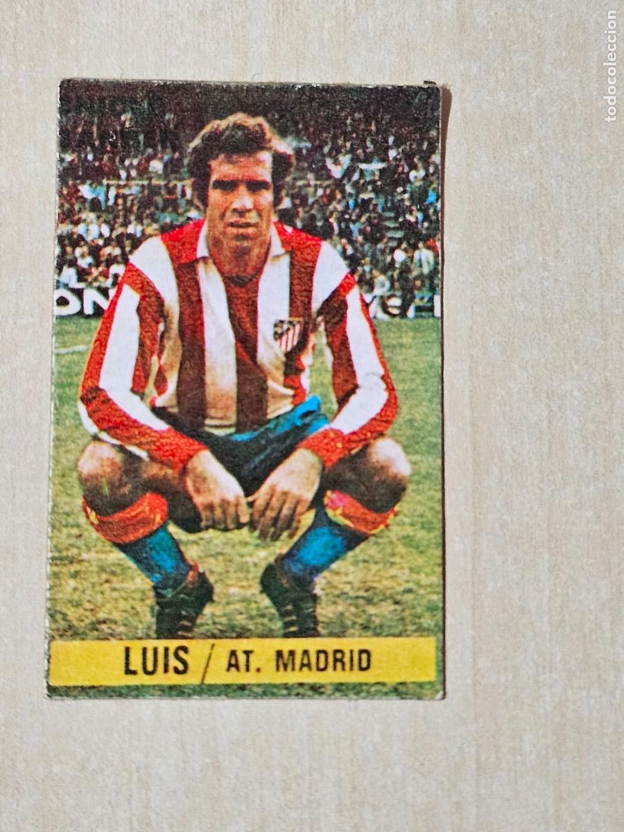 Cromos de F&uacute;tbol: CROMO LUIS ARAGONES - CHICLE SANBER LIGA 1974 1975 74 75 - ATLETICO DE MADRID - DESPEGADO