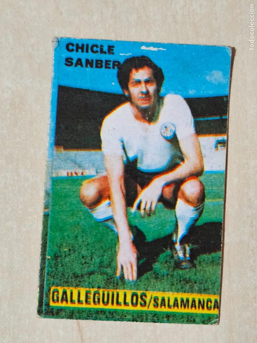 Cromos de F&uacute;tbol: CROMO GALLEGUILLOS - CHICLE SANBER LIGA 1974 1975 74 75 - SALAMANCA - DESPEGADO