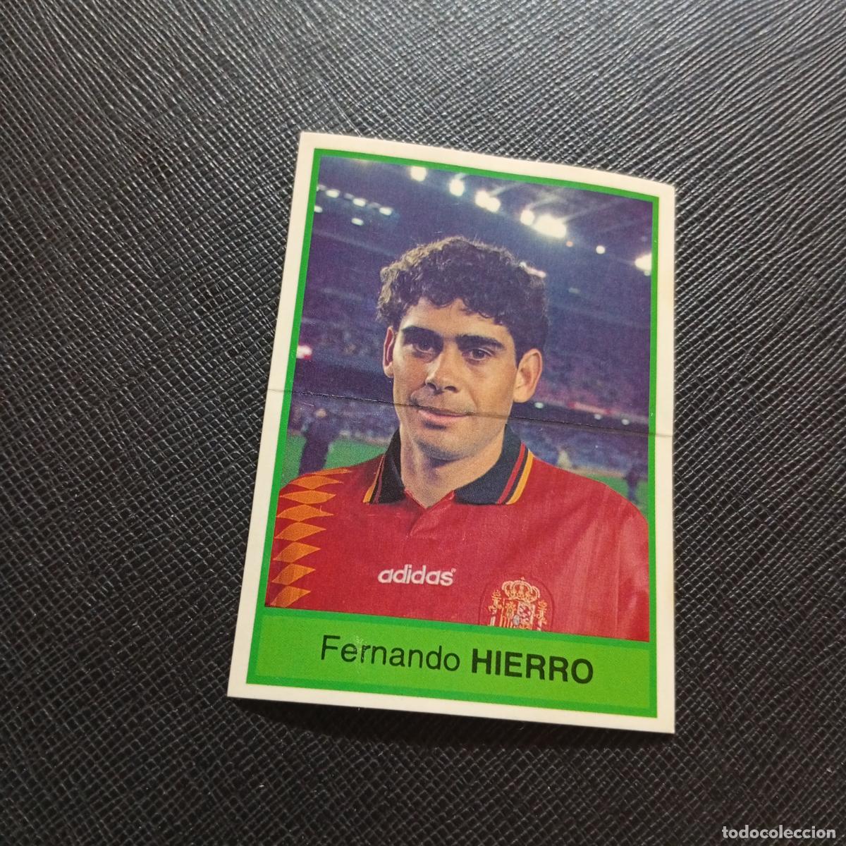 Cromos de F&uacute;tbol: HIERRO SELECCION ESPA&Ntilde;A BOLLYCAO 1994 MUNDIAL USA CROMO FUTBOL LIGA 94 - SIN PEGAR - A18 PG451