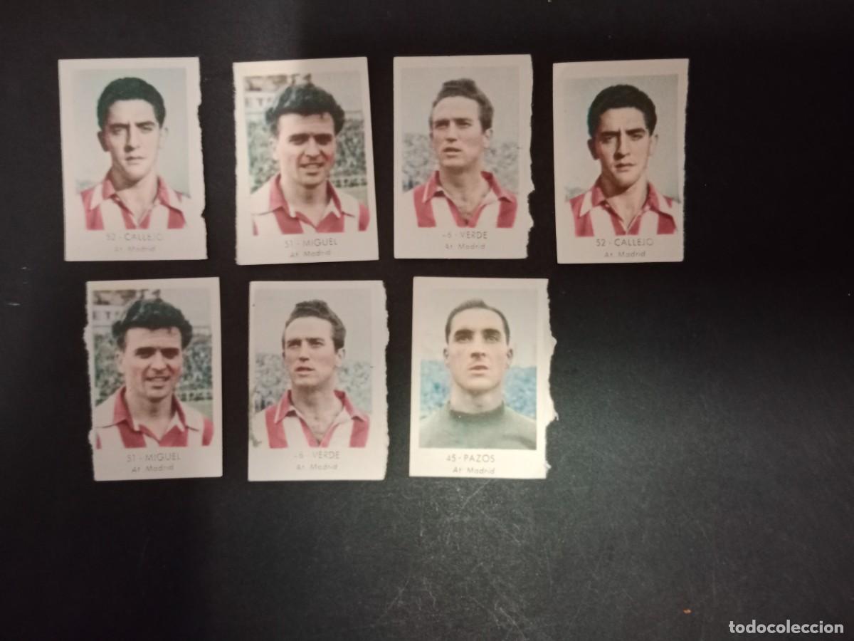 Cromos de f&uacute;tbol: CROMOS RUIZ ROMERO CAMPEONATO NACIONAL DE FUTBOL 1957 1958 57 58 - PIDE TUS FALTAS - ATLETICO MADRID