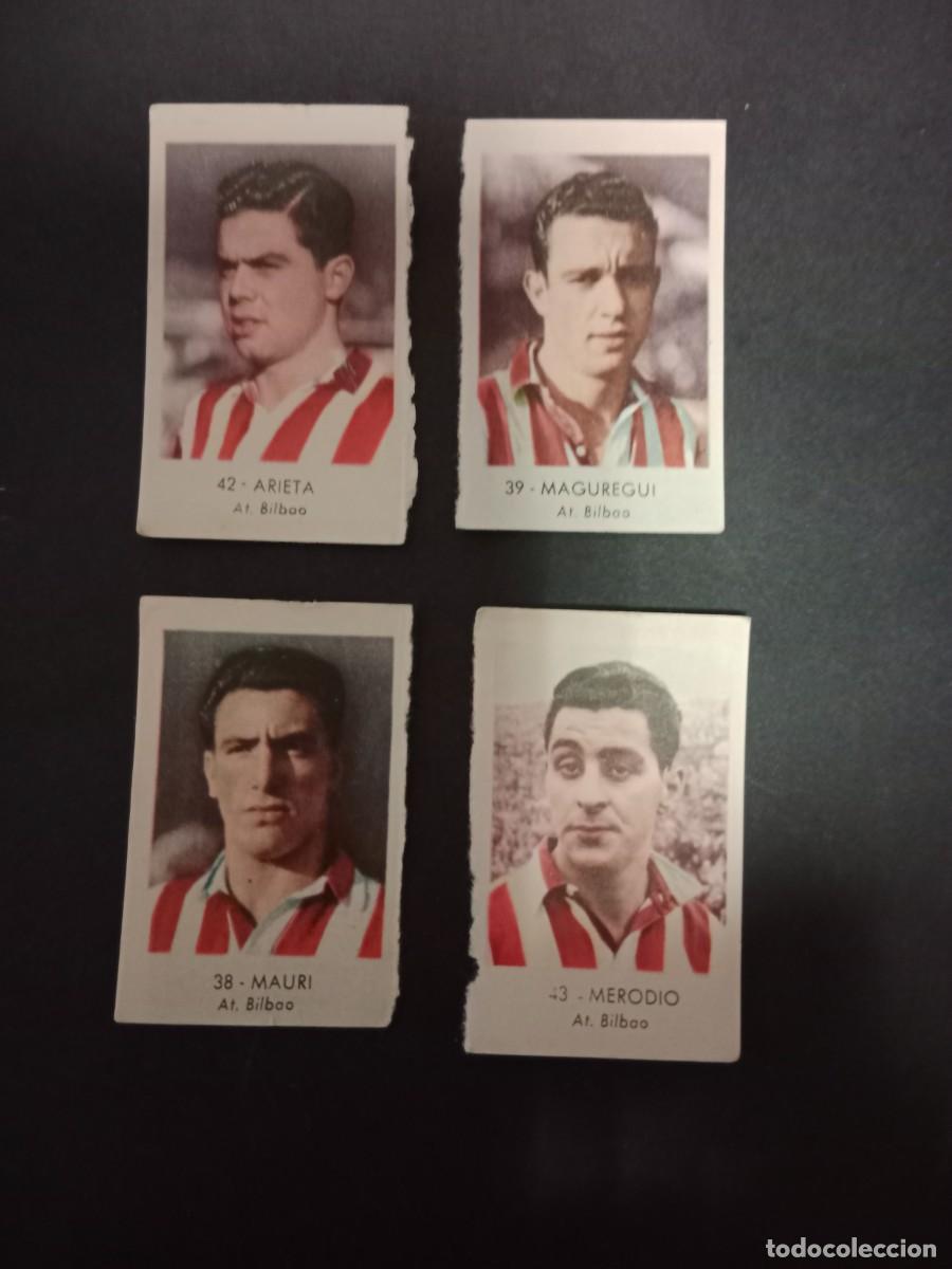Cromos de f&uacute;tbol: CROMOS RUIZ ROMERO CAMPEONATO NACIONAL DE FUTBOL 1957 1958 57 58 - PIDE TUS FALTAS - ATLETICO BILBAO