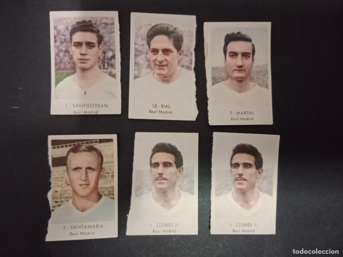 Cromos de f&uacute;tbol: CROMOS RUIZ ROMERO CAMPEONATO NACIONAL DE FUTBOL 1957 1958 57 58 - PIDE TUS FALTAS - REAL MADRID