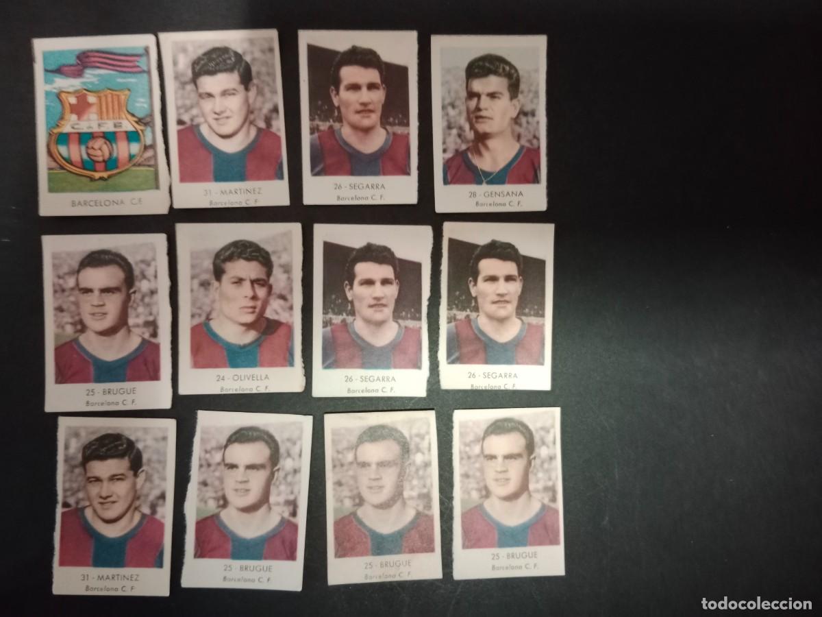 Cromos de f&uacute;tbol: CROMOS RUIZ ROMERO CAMPEONATO NACIONAL DE FUTBOL 1957 1958 57 58 - PIDE TUS FALTAS - BARCELONA FC