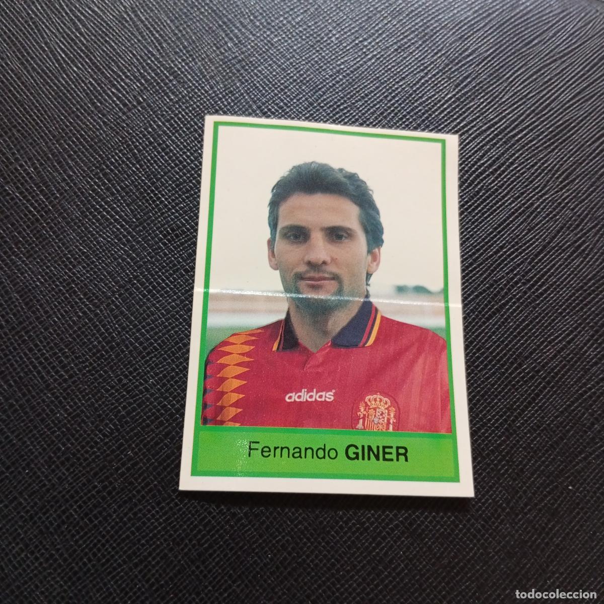Cromos de Futebol: GINER SELECCION ESPA&Ntilde;A BOLLYCAO 1994 MUNDIAL USA CROMO FUTBOL LIGA 94 - SIN PEGAR - A18 PG496