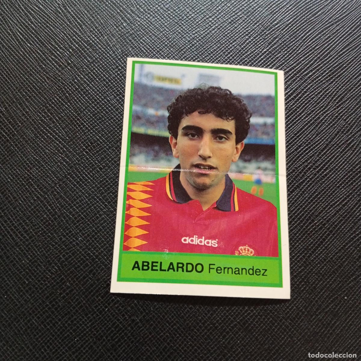 Cromos de F&uacute;tbol: ABELARDO SELECCION ESPA&Ntilde;A BOLLYCAO 1994 MUNDIAL USA CROMO FUTBOL LIGA 94 - SIN PEGAR - A17 PG127