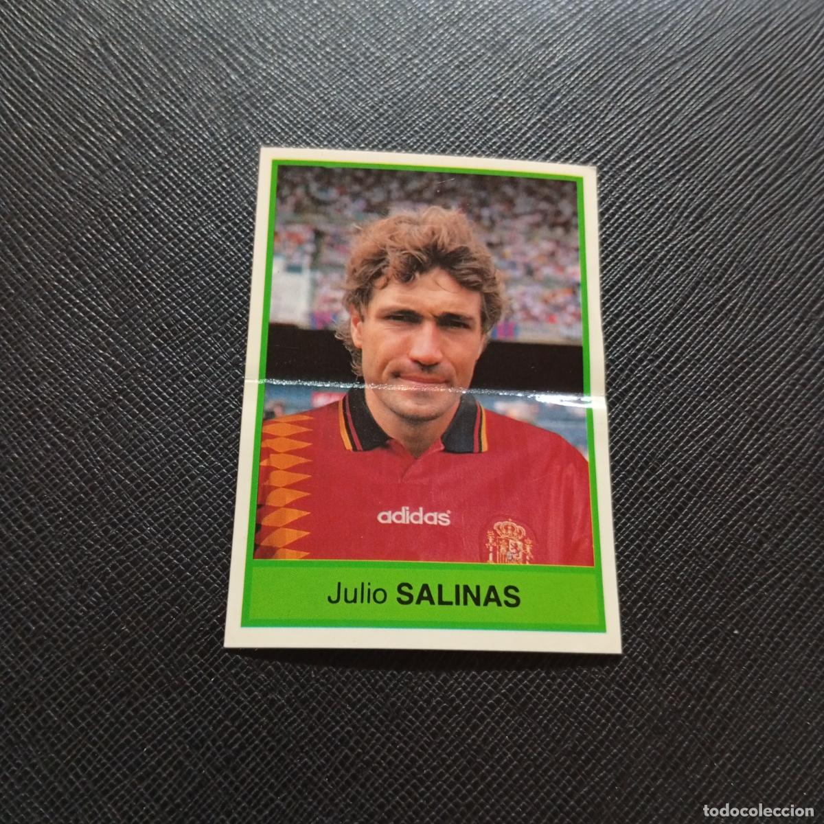 Cromos de F&uacute;tbol: JULIO SALINAS SELECCION ESPA&Ntilde;A BOLLYCAO 1994 MUNDIAL USA CROMO FUTBOL LIGA 94 SIN PEGAR - A17 PG145
