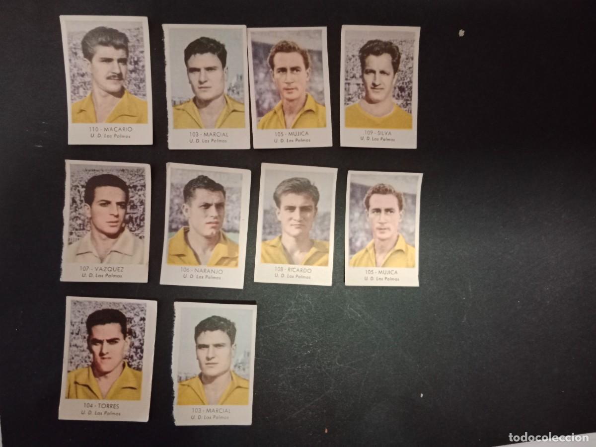 Cromos de f&uacute;tbol: CROMOS RUIZ ROMERO CAMPEONATO NACIONAL DE FUTBOL 1957 1958 57 58 - PIDE TUS FALTAS - UD LAS PALMAS
