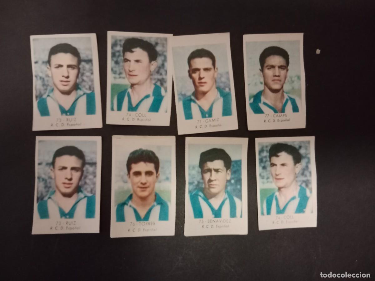 Cromos de f&uacute;tbol: CROMOS RUIZ ROMERO CAMPEONATO NACIONAL DE FUTBOL 1957 1958 57 58 - PIDE TUS FALTAS - RCD ESPA&Ntilde;OL