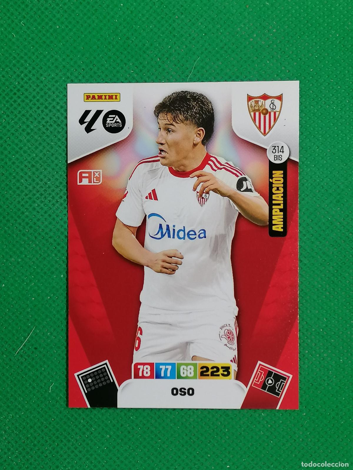 Fu&szlig;ball-Sticker: 314BIS 314 BIS OSO SEVILLA AMPLIACION ⚽ LIGA ADRENALYN XL 2025 2026 25 26 ⚽