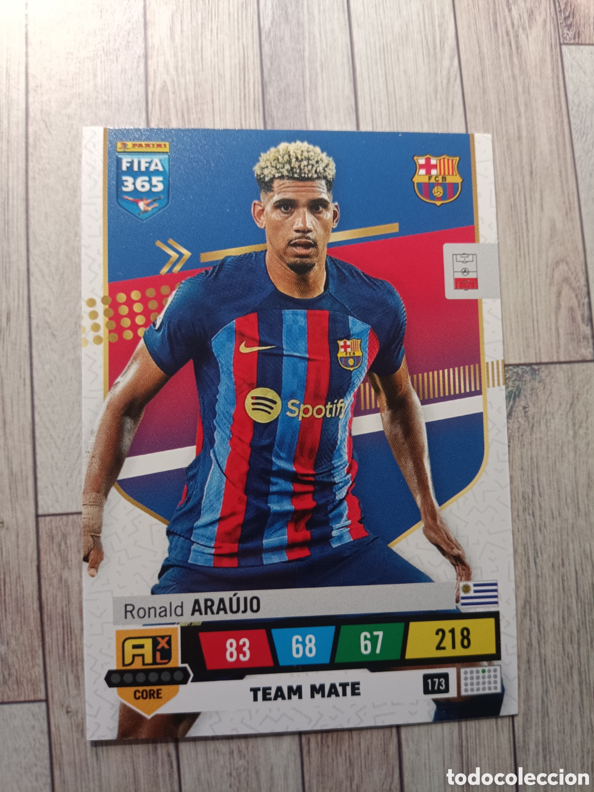 Football Stickers: 173 ARAUJO BARCELONA FIFA 365 ADRENALYN XL 2022 2023 22 23