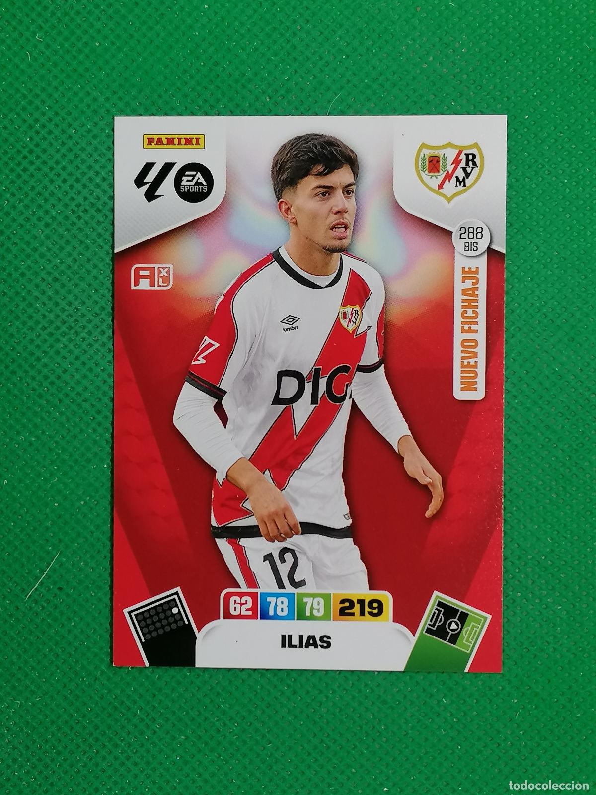 Football Stickers: 289BIS 289 BIS ILIAS RAYO VALLECANO NUEVO FICHAJE ⚽ LIGA ADRENALYN XL 2025 2026 25 26 ⚽