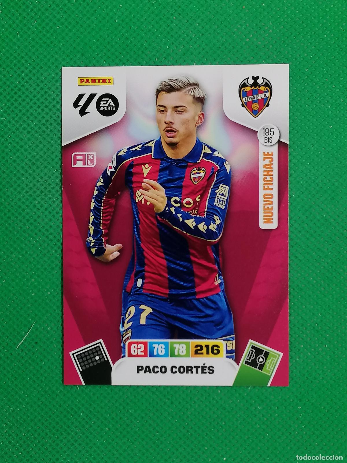 Football Stickers: 197BIS 197 BIS PACO CORTES LEVANTE NUEVO FICHAJE ⚽ LIGA ADRENALYN XL 2025 2026 25 26 ⚽