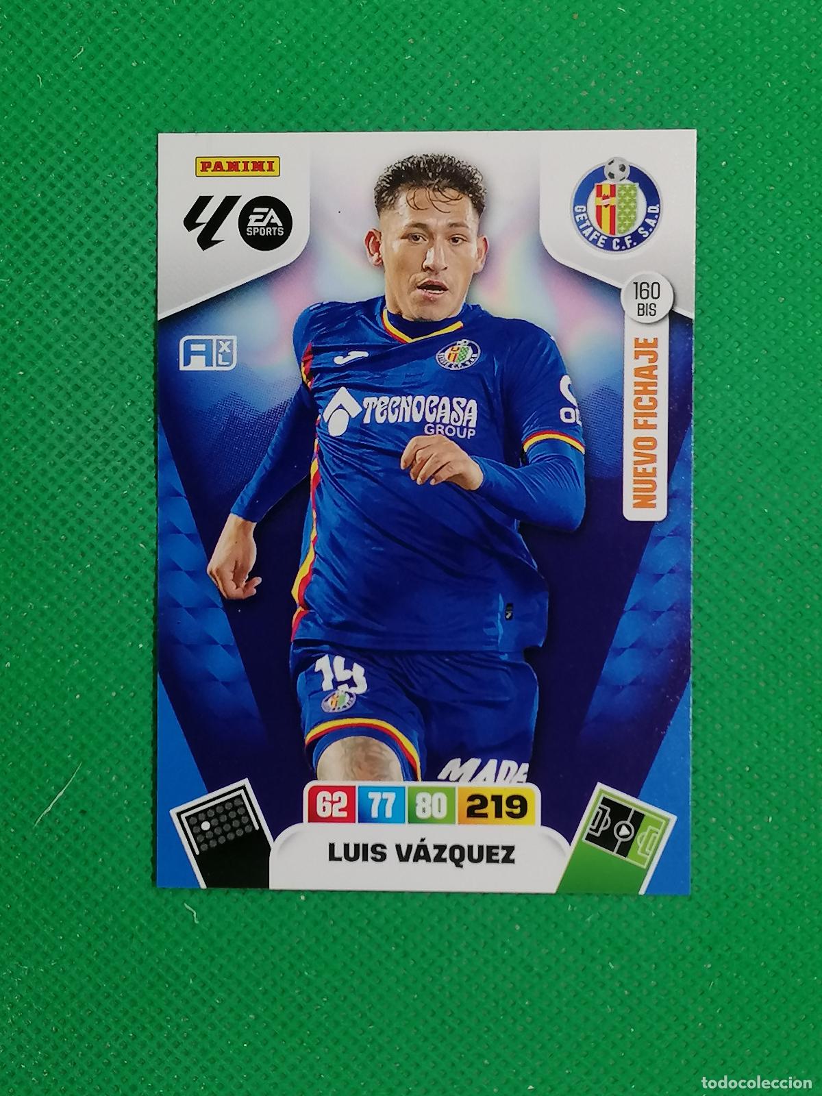 Cromos de F&uacute;tbol: 160BIS 160 BIS LUIS VAZQUEZ GETAFE NUEVO FICHAJE ⚽ LIGA ADRENALYN XL 2025 2026 25 26 ⚽