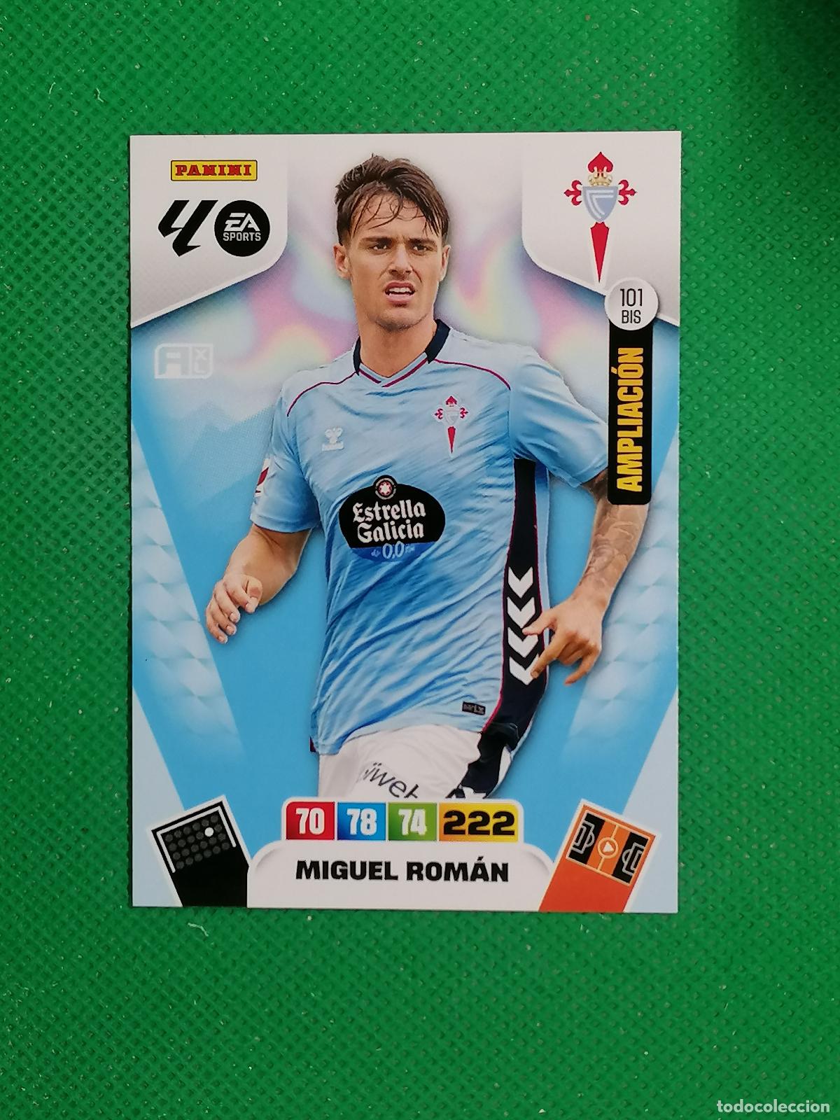 Cromos de F&uacute;tbol: 101BIS 101 BIS MIGUEL ROMAN CELTA DE VIGO AMPLIACION ⚽ LIGA ADRENALYN XL 2025 2026 25 26 ⚽