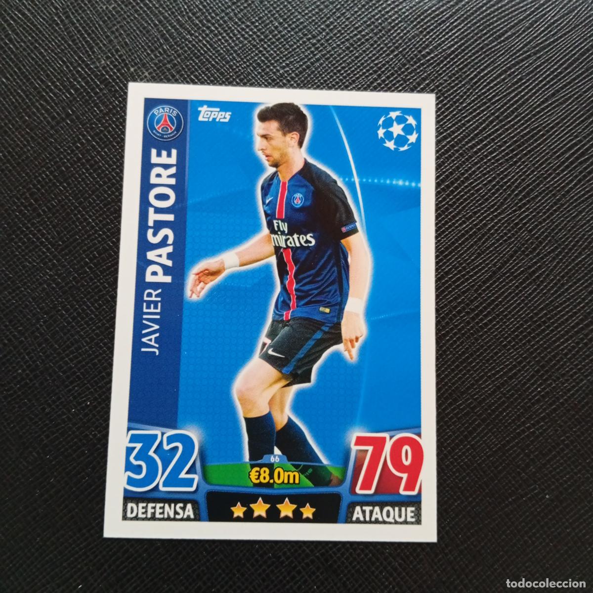 Cromos de F&uacute;tbol: 66 PASTORE PSG TOPPS MATCH ATTAX 2015 2016 CROMO 15 16 FUTBOL - A17 PG280
