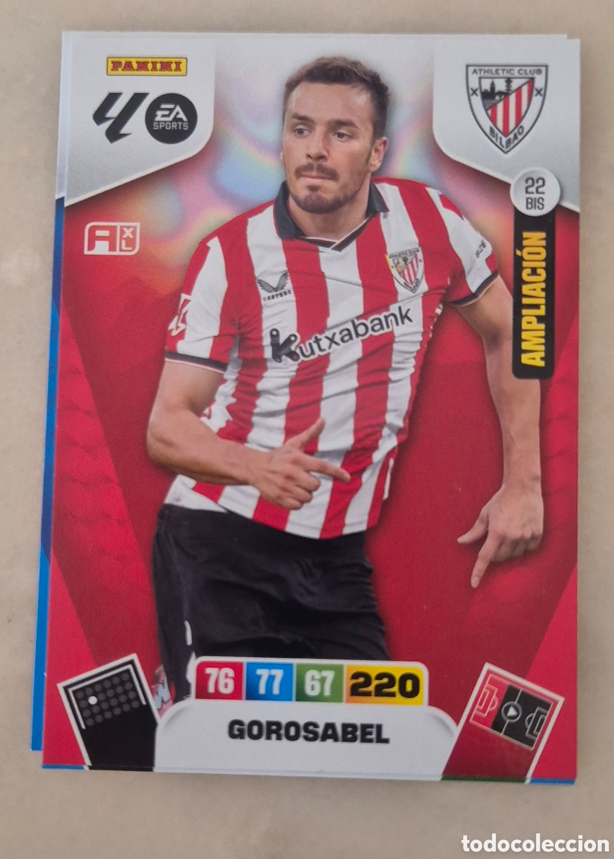 Football Stickers: 22 bis gorosabel Bilbao adrenalyn 2026