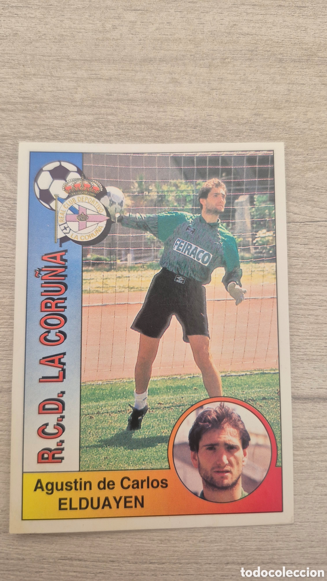 Cartes &agrave; collectionner de Football: N&deg;147 Deportivo de la Coru&ntilde;a Elduayen Liga 94/95