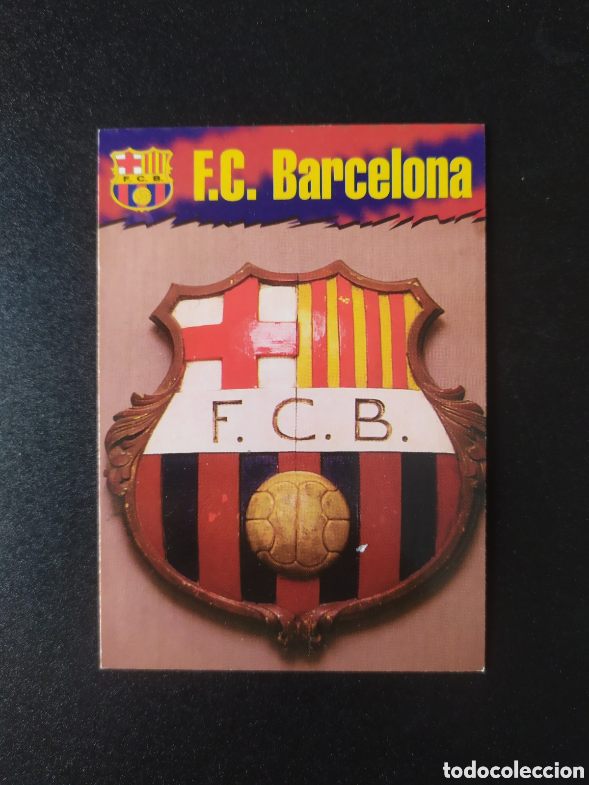 Cartes &agrave; collectionner de Football: Colecci&oacute;n oficial FC Barcelona 1996 1997 96 97 panini escudo n&ordm; 1
