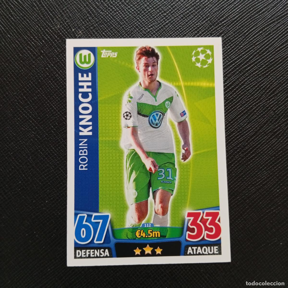 Cromos de F&uacute;tbol: 112 KNOCHE WOLFSBURGO TOPPS MATCH ATTAX 2015 2016 CROMO 15 16 FUTBOL - A17 PG388