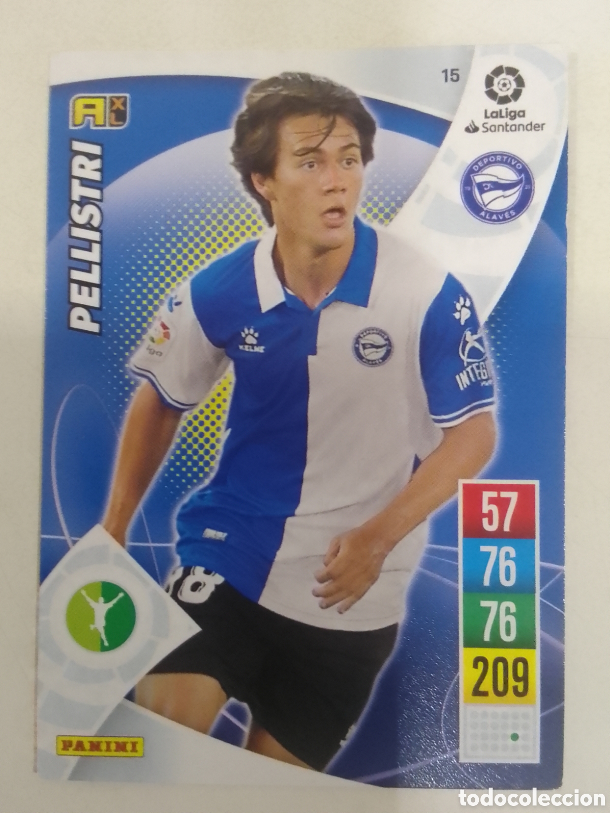 Cromos de F&uacute;tbol: Adrenalyn XL 2021-22 n&deg; 15 Pellistri &bull; Alav&eacute;s.