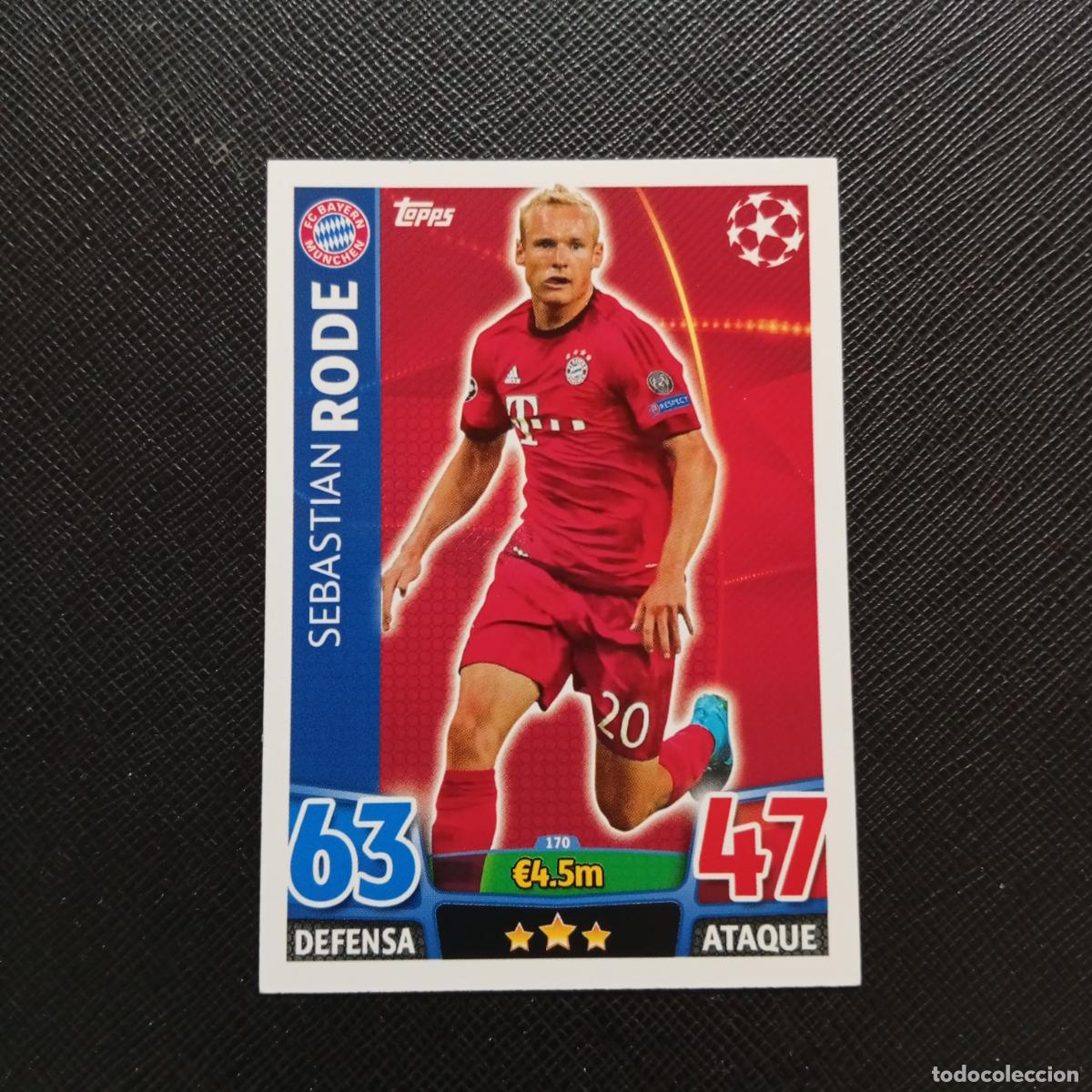 Cartes &agrave; collectionner de Football: 170 RODE BAYERN MUNICH TOPPS MATCH ATTAX 2015 2016 CROMO 15 16 FUTBOL - A6 PG10