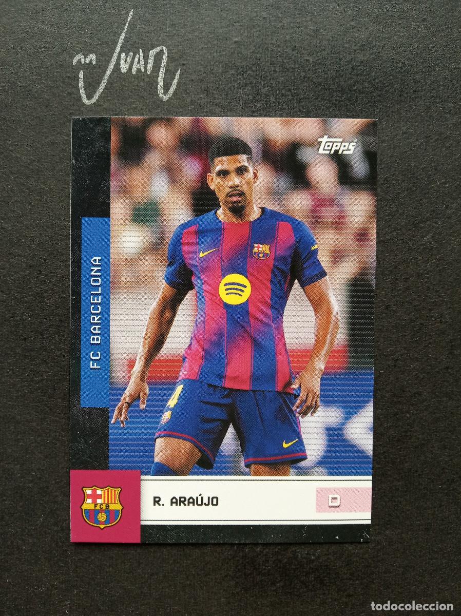 Fu&szlig;ball-Sticker: N&ordm; 3 RONALD ARAUJO FC BARCELONA URUGUAY ⚽ TOPPS &reg; TEAM SET BAR&Ccedil;A 2025 2026 25 26 NUEVO
