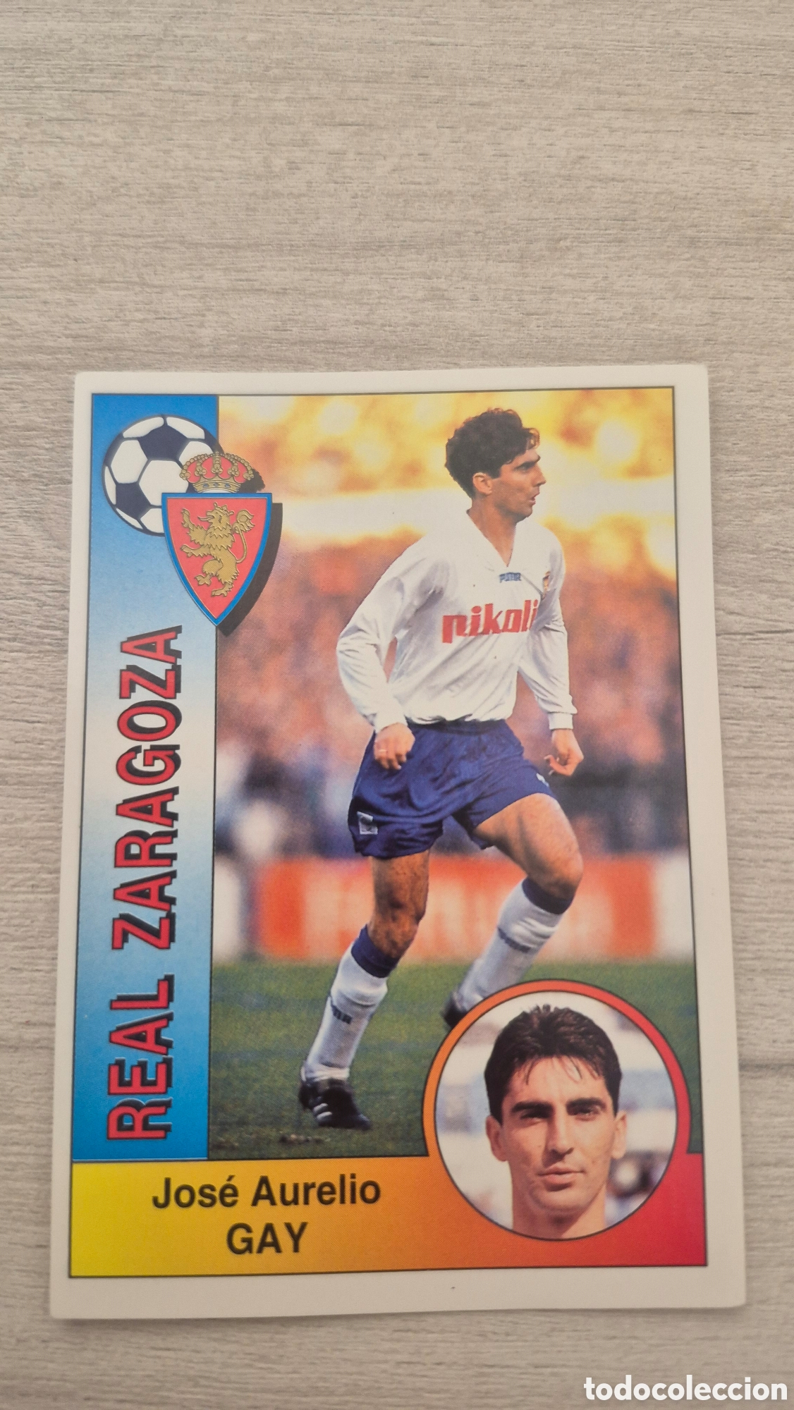 Cromos de F&uacute;tbol: N&deg;353 Real Zaragoza Gay Liga 94/95 Panini