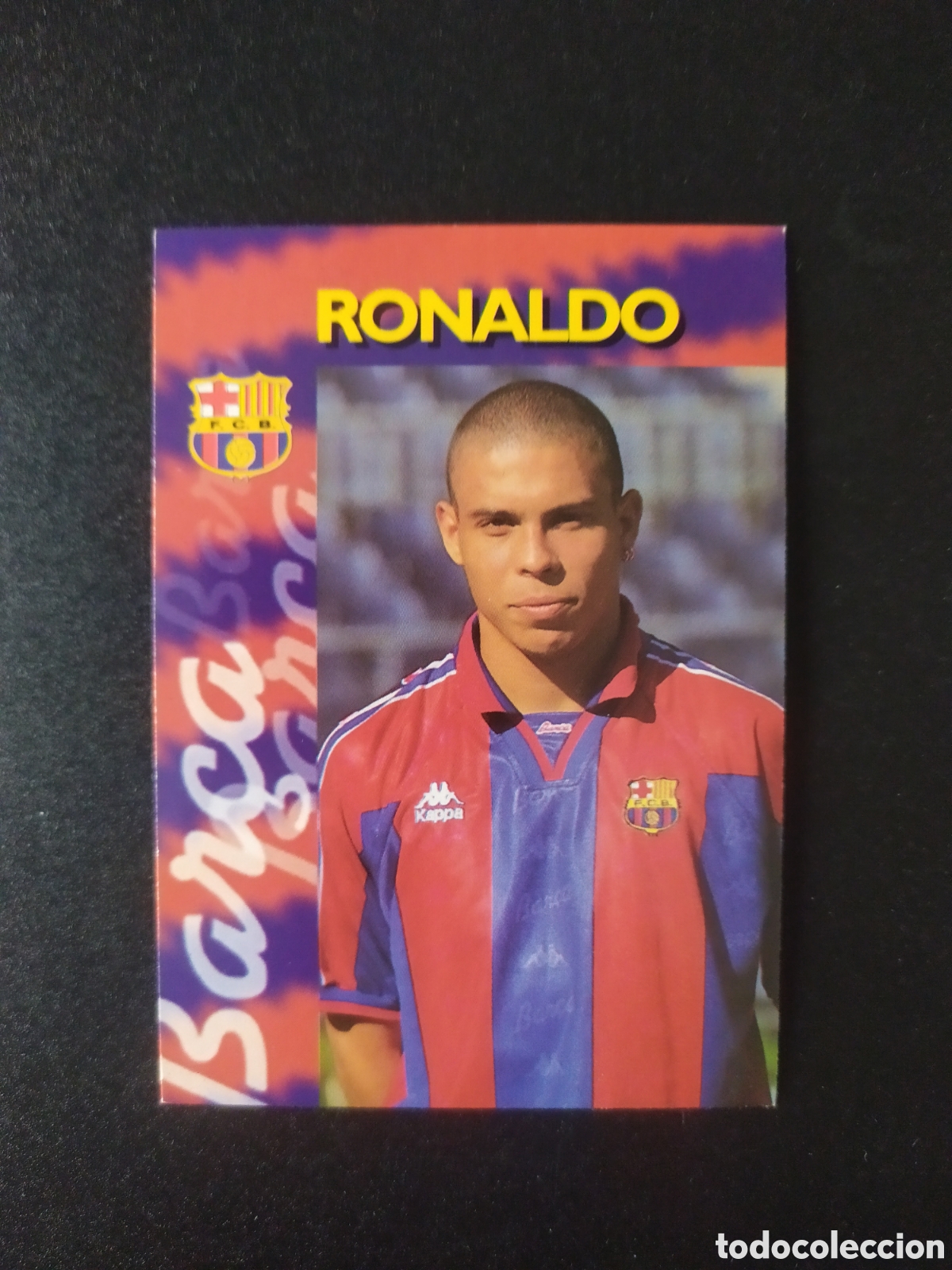 Cromos de F&uacute;tbol: Colecci&oacute;n oficial FC Barcelona 1996 1997 96 97 panini Ronaldo Nazario n&ordm; 20