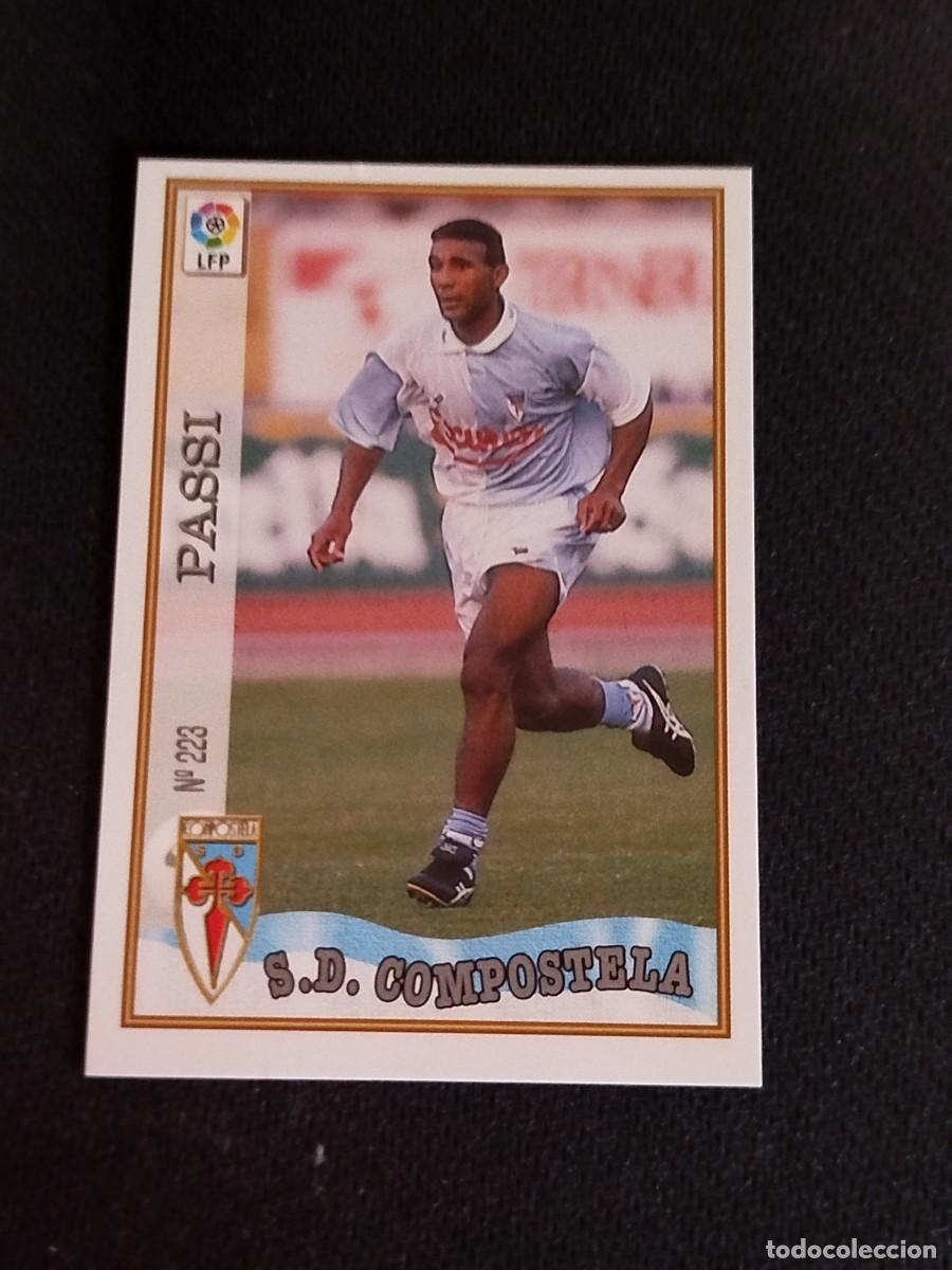 Fu&szlig;ball-Sticker: 223. Passi (SD Compostela) Mundicromo - Las Fichas de la Liga 97-98