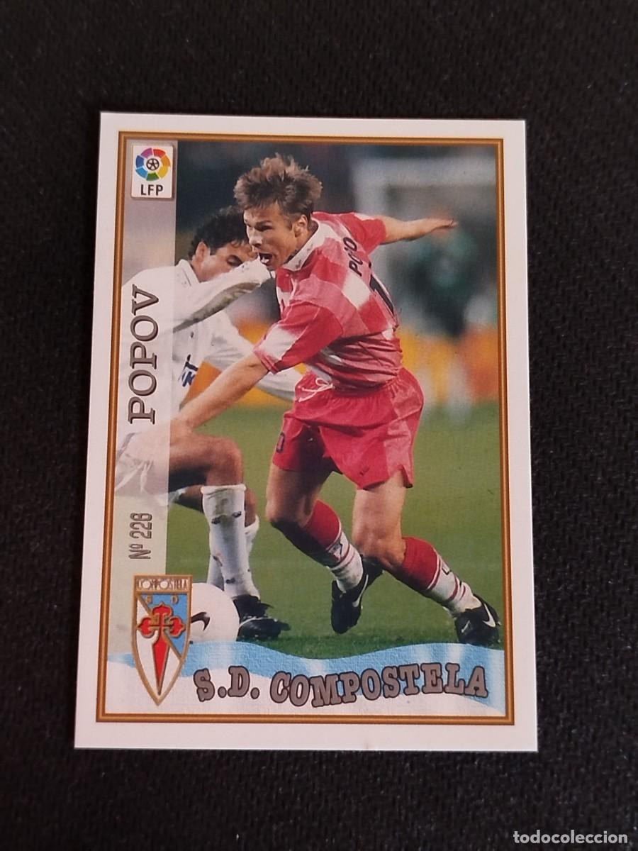 Fu&szlig;ball-Sticker: 226. Popov (SD Compostela) Mundicromo - Las Fichas de la Liga 97-98