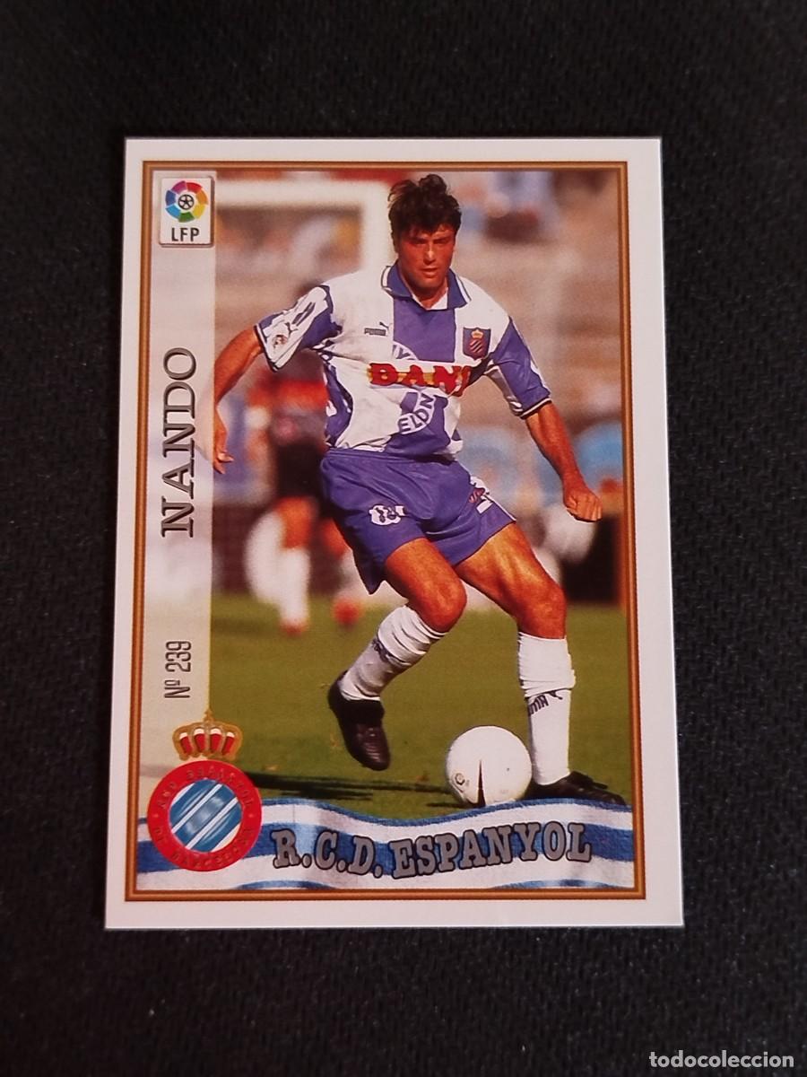 Cartes &agrave; collectionner de Football: 239. Nando (RCD Espanyol) Mundicromo - Las Fichas de la Liga 97-98