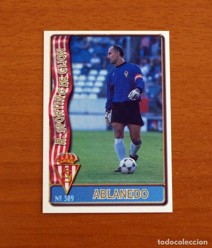 Cromos de F&uacute;tbol: Sporting Gij&oacute;n -N&ordm; 309 Ablanedo -Mundicromo Las Fichas de la Liga de F&uacute;tbol 1996-1997-96-97