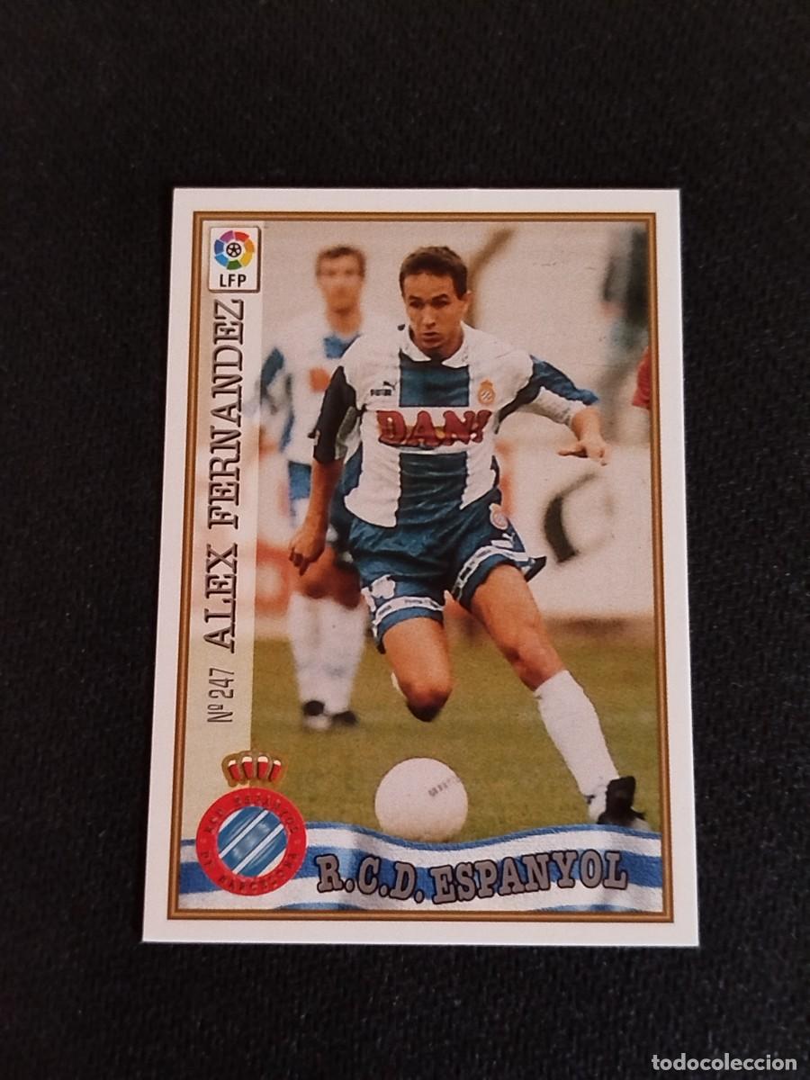 Cromos de f&uacute;tbol: 247. Alex Fern&aacute;ndez (RCD Espanyol) Mundicromo - Las Fichas de la Liga 97-98