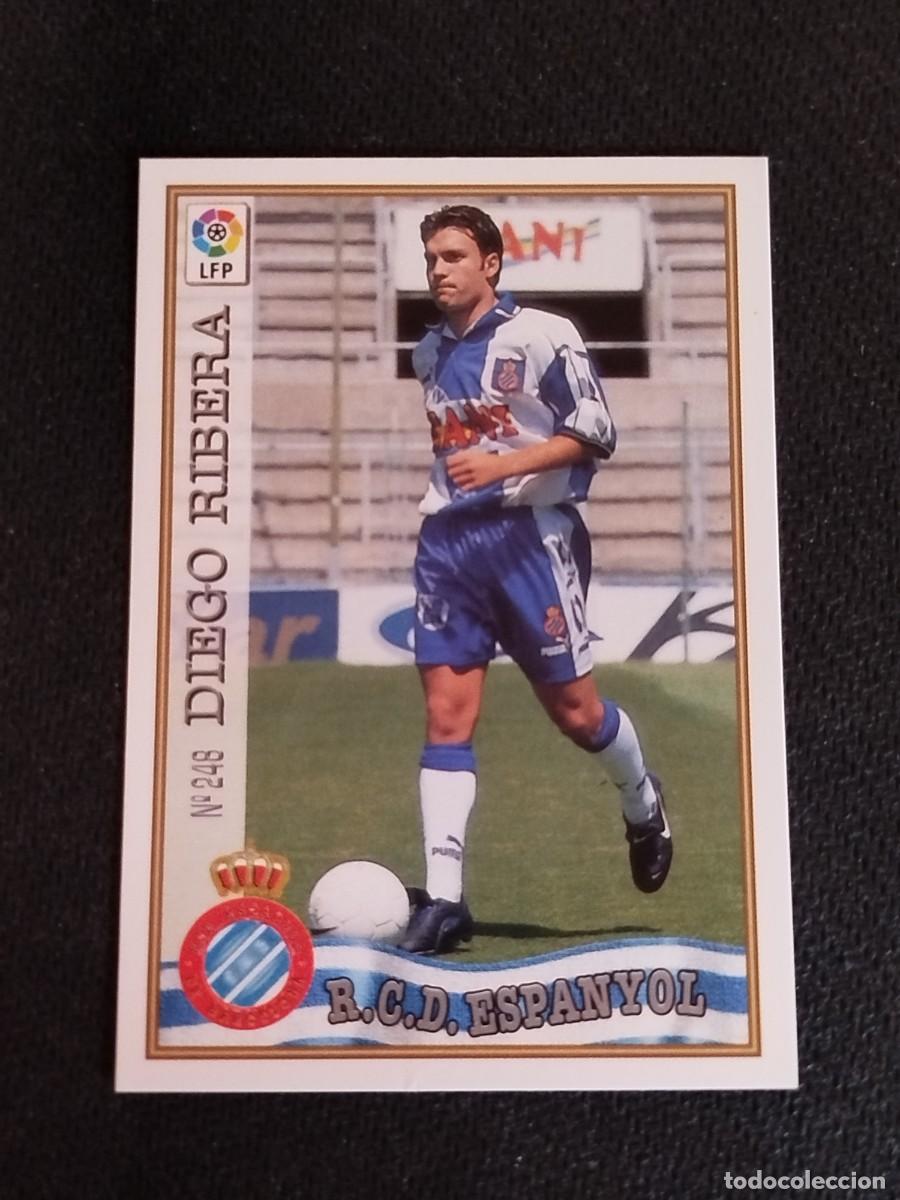 Figurine di Calcio: 248. Diego Ribera (RCD Espanyol) Mundicromo - Las Fichas de la Liga 97-98