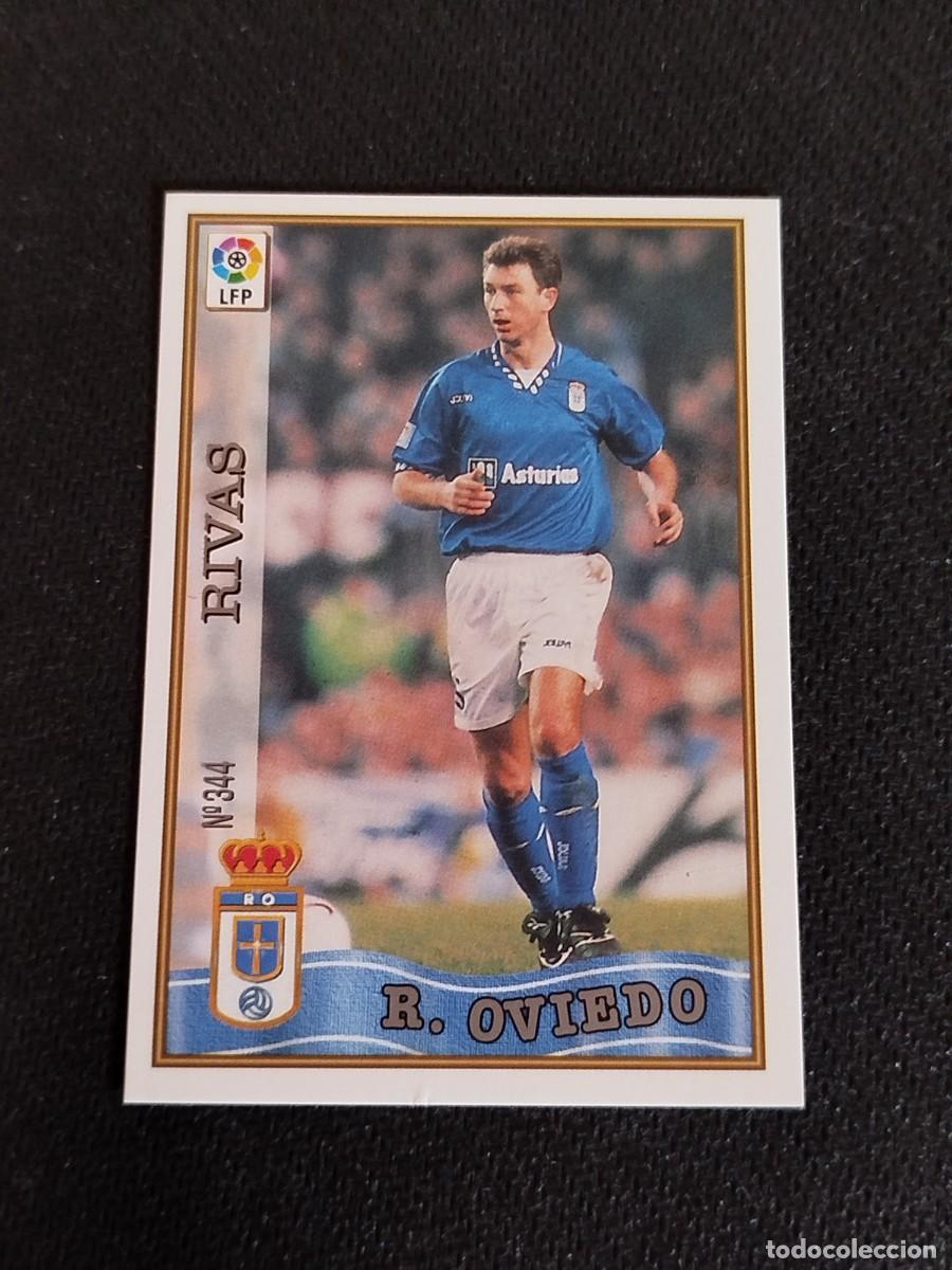 Cromos de Futebol: 344. Rivas (Real Oviedo) Mundicromo - Las Fichas de la Liga 97-98