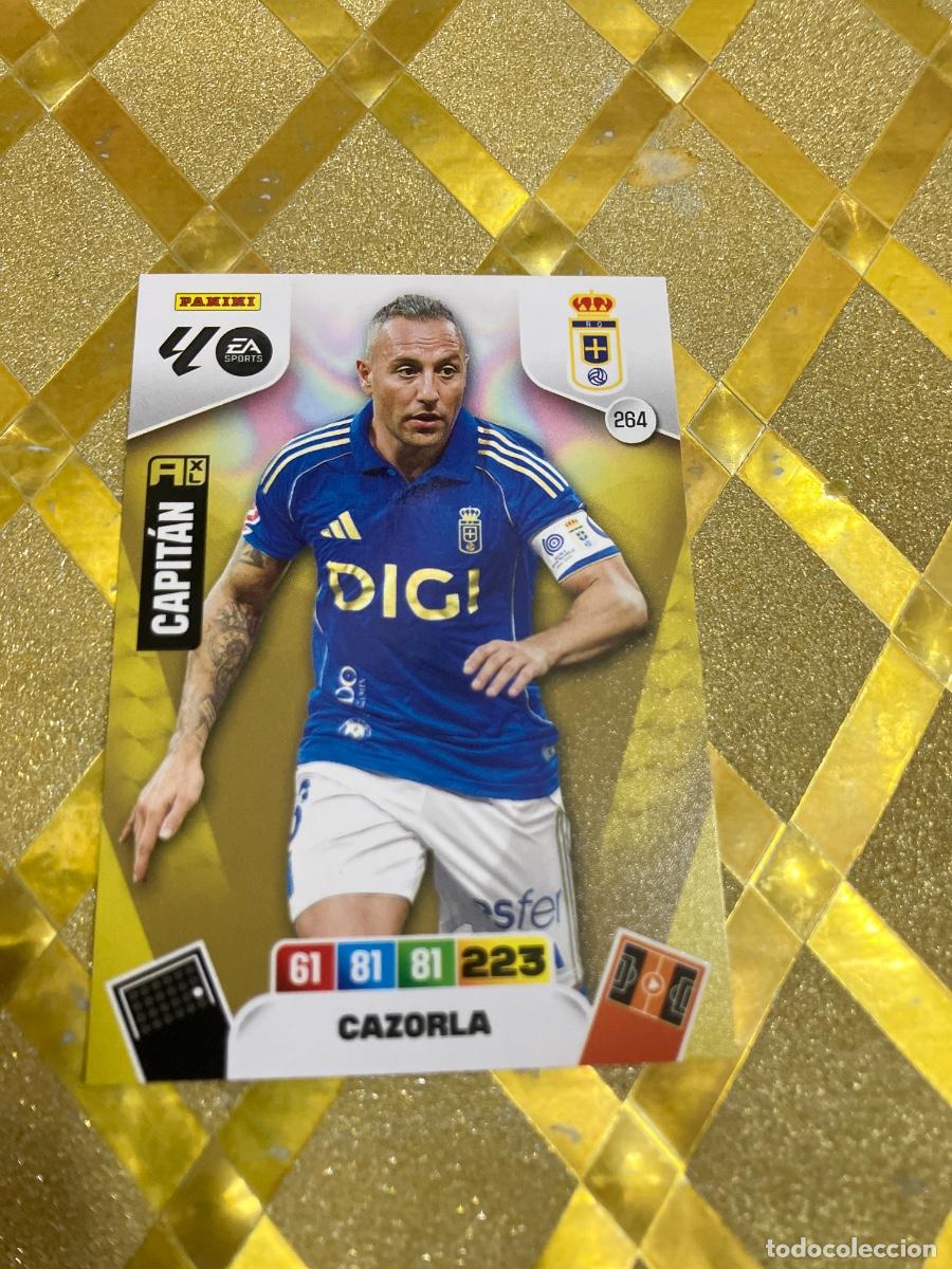 Cromos de f&uacute;tbol: CROMO DE FUTBOL NUMERO 264 CAZORLA OVIEDO ADRENALYN XL 2025 2026 PANINI !