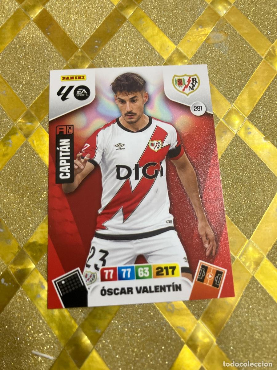 Cromos de F&uacute;tbol: CROMO DE FUTBOL NUMERO 281 OSCAR VALENTIN RAYO VALLECANO ADRENALYN XL 2025 2026 PANINI !