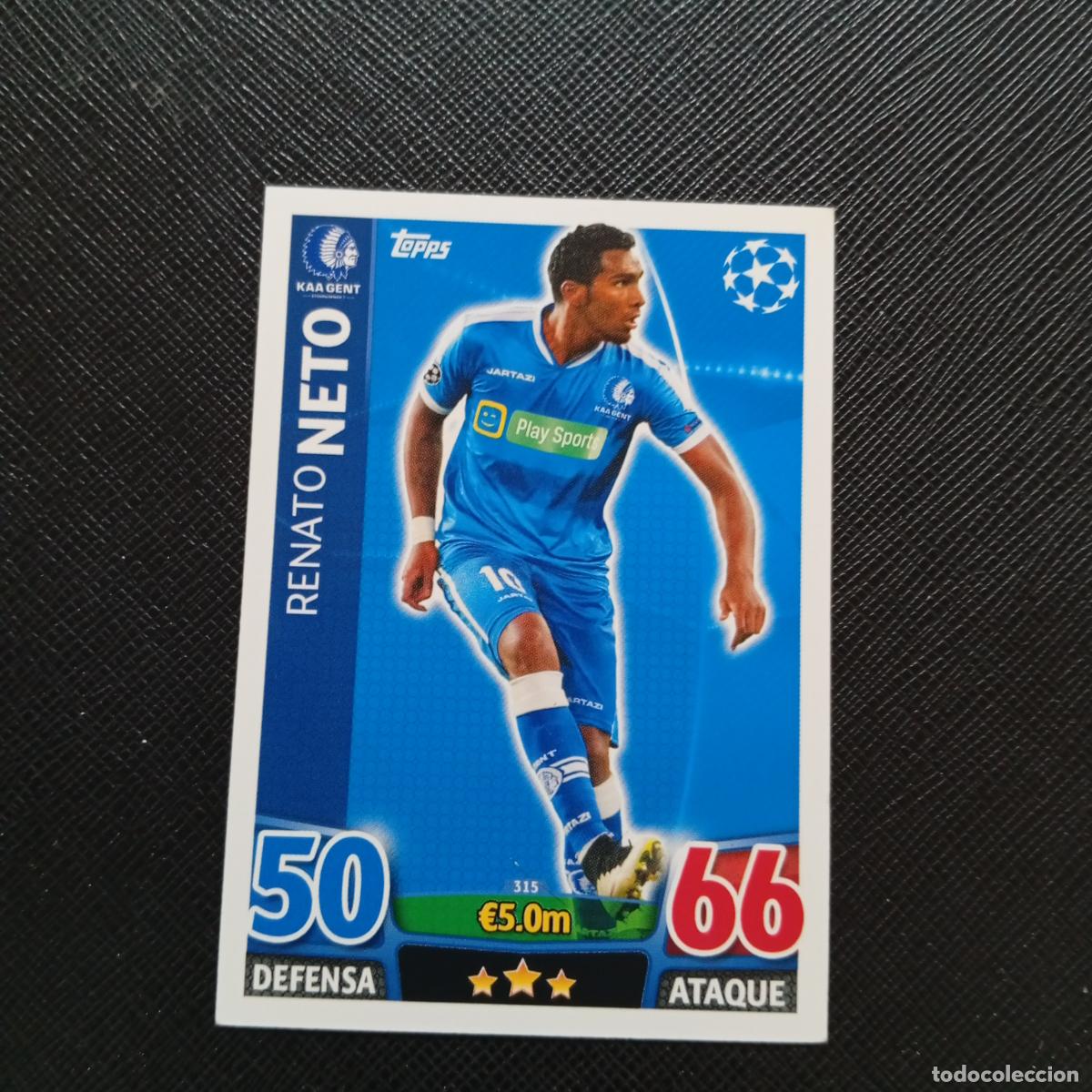 Cromos de F&uacute;tbol: 315 NETO GENT TOPPS MATCH ATTAX 2015 2016 CROMO 15 16 FUTBOL - A6 PG298