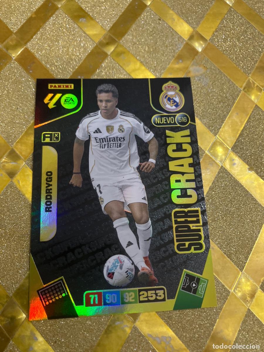 Cromos de F&uacute;tbol: CROMO DE FUTBOL NUMERO 516 RODRYGO REAL MADRID SUPER CRACK ADRENALYN XL 2025 2026 PANINI !