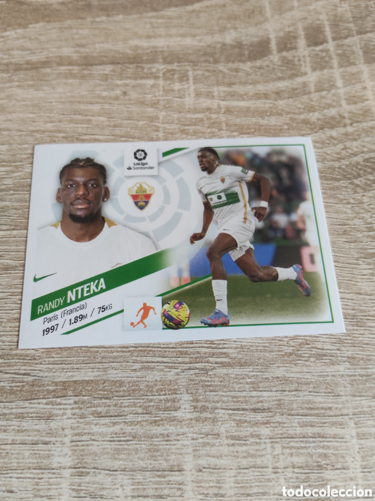 Cromos de F&uacute;tbol: Nteka Elche fichaje de invierno liga 2022 2023 22 23 ediciones este